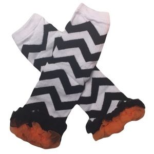 💥LAST PAIR💥 Adorable Fall Ruffle Leggings 🎃 Halloween Ruffle Baby Leg Warmers